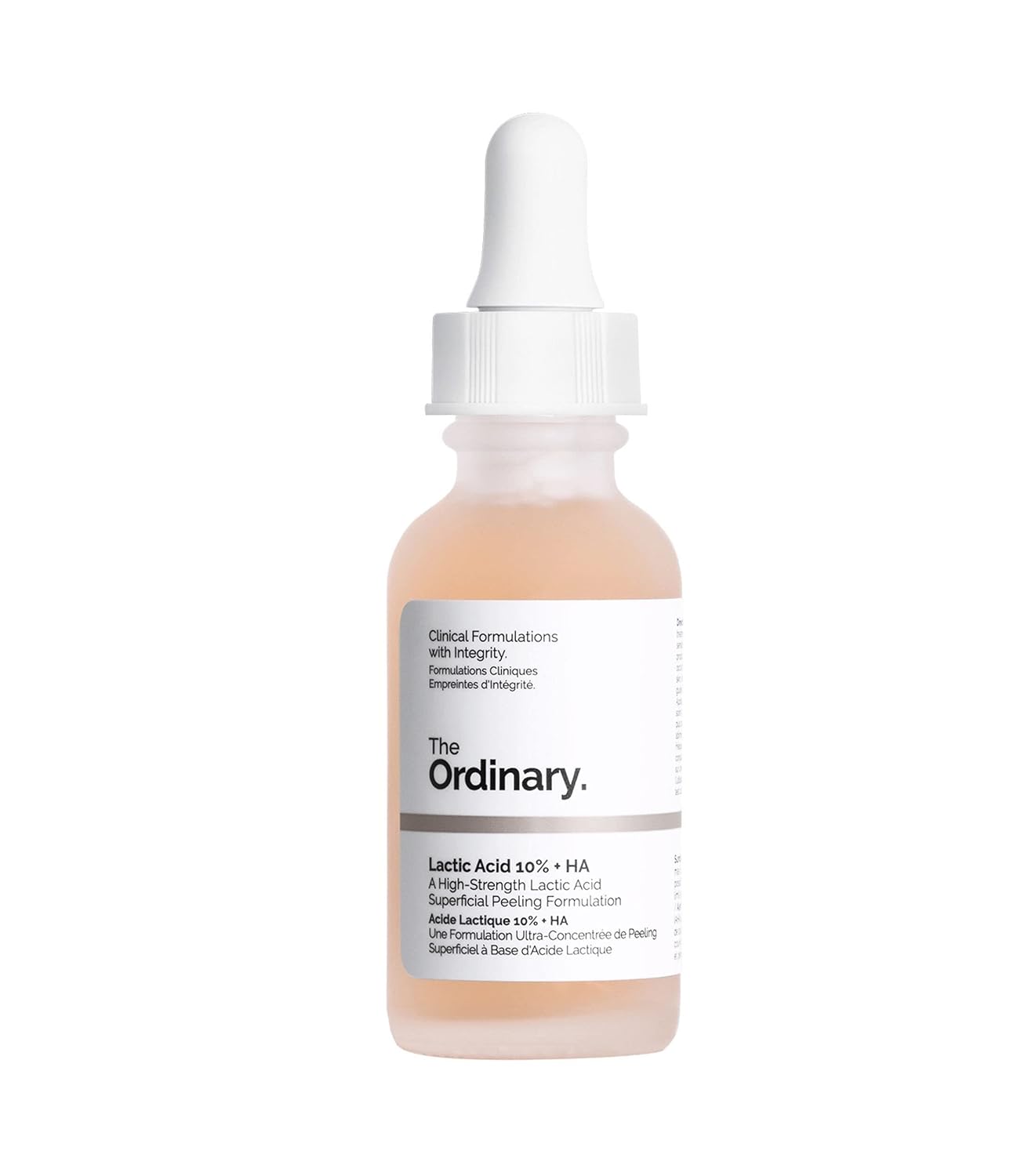 THE ORDINARY LACTIC ACID 10% + HA 2% EXFOLIATING SERUM 1 OZ/ 30 ML