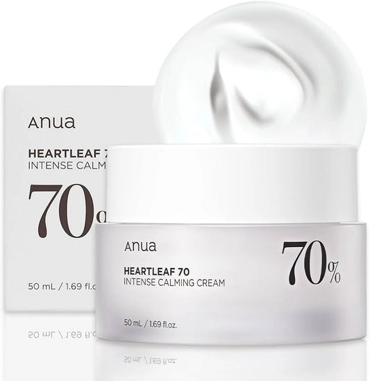 ANUA HEARTLEAF 70 INTENSE CALMING CREAM 50ML KOREA