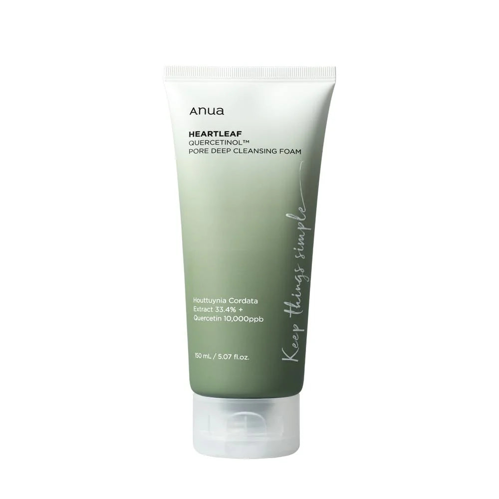 ANUA HEARTLEAF QUERCETINOL PORE DEEP CLEANSING FOAM KOREA150ML