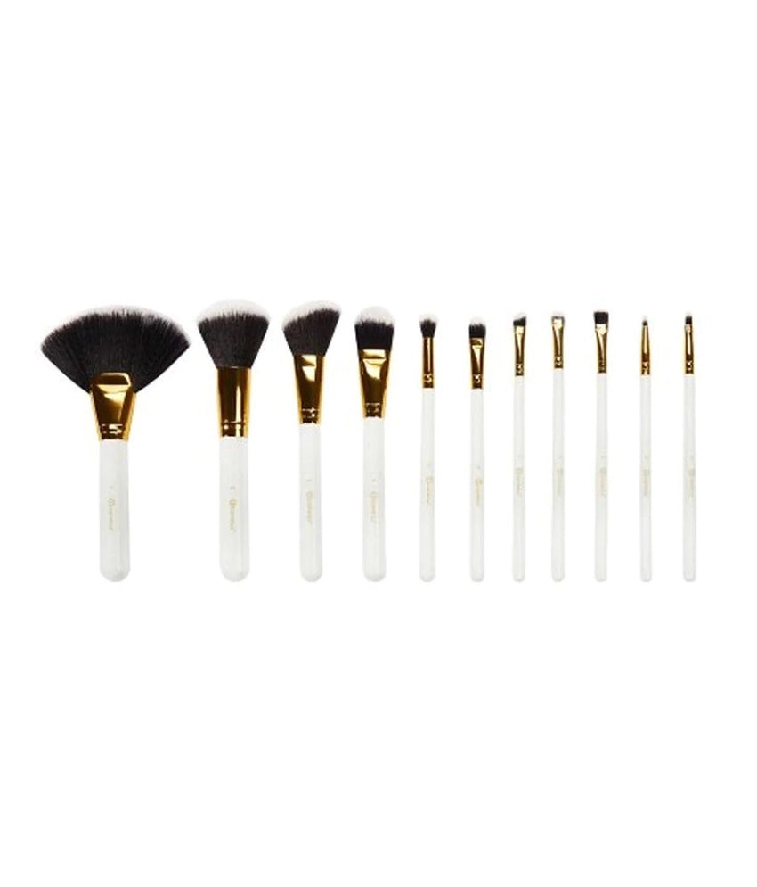 BH COSMETICS DOT COLLECTION 11 PCS BRUSH SET – WHITE