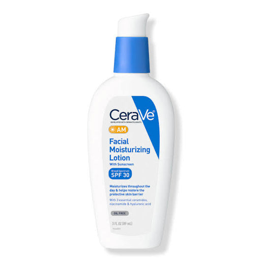 CERAVE AM FACIAL MOISTURIZING LOTION WITH SUNSCREEN SPF 30 3 FL OZ (89 ML)