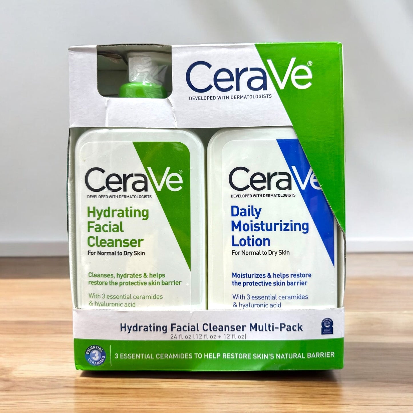 CERAVE DAILY MOISTURIZING LOTION & HYDRATING CLEANSER MULTI PACK 236ML