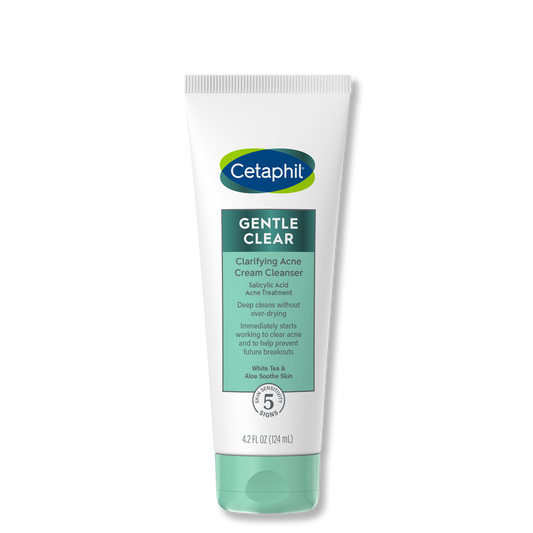 CETAPHIL GENTLE CLEAR CLARIFYING ACNE CREAM CLEANSER