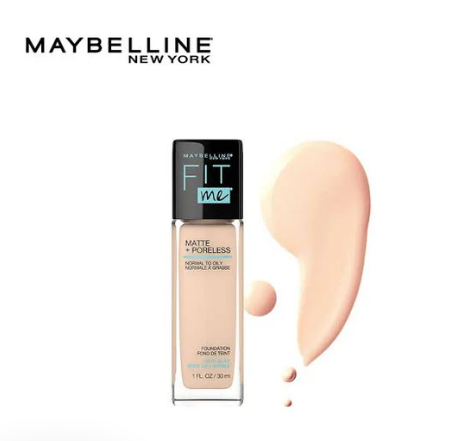 MAYBELLINE - FIT ME LIQUID FOUNDATION MATTE & PORELESS FOUNDATION - 115 IVORY