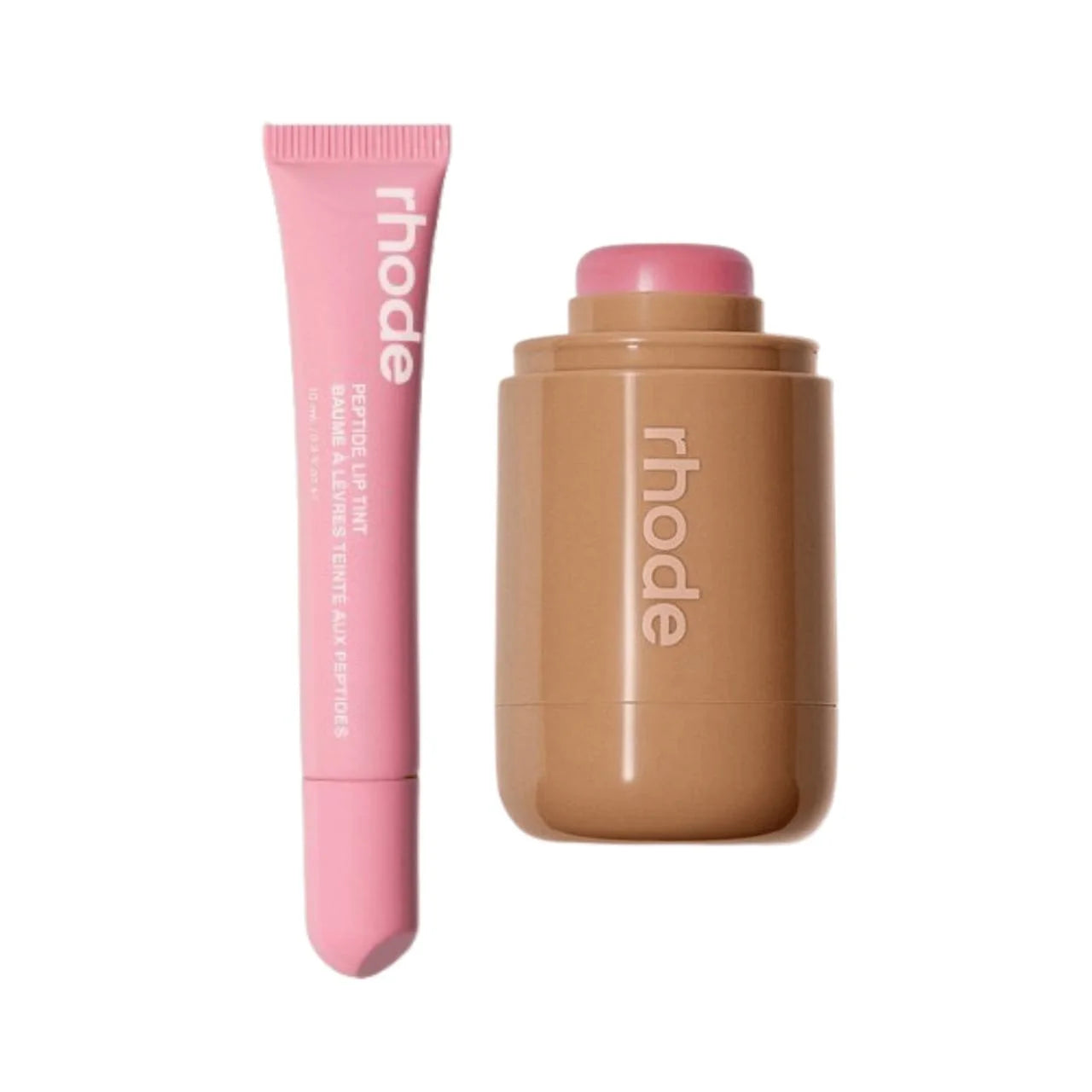 RHODE - PIGGY POCKET BLUSH & RIBBON PEPTIDE LIP TINT DUO