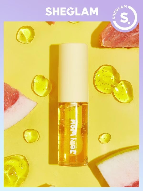 SHEGLAM JELLY WOW HYDRATING LIP OIL-GRAPEFRUIT GLOW