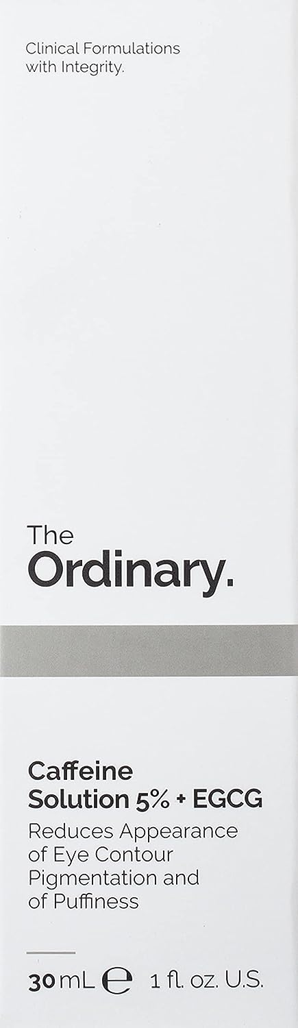 THE ORDINARY CAFFEINE SOLUTION 5% + EGCG (30ML): REDUCES APPEARANCE OF EYE CONTOUR PIGMENTATION AND PUFFINESS